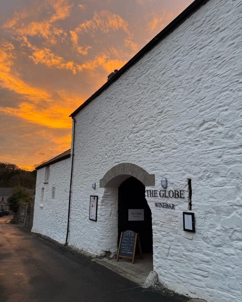 The Globe Winebar in the heart of historic Laugharne