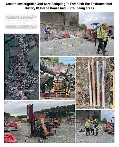 Ground Investigation & Environmental Reconstruction — Island House, Laugharne.
