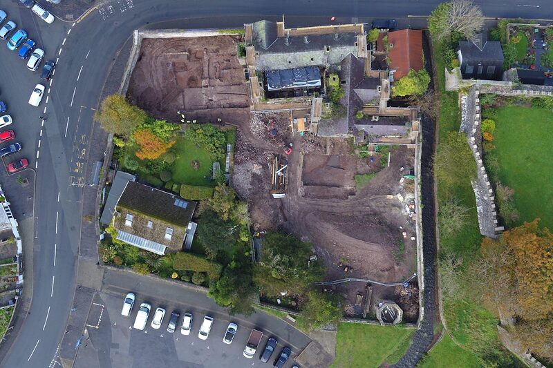 Archaeological Survey — Island House, Laugharne.
