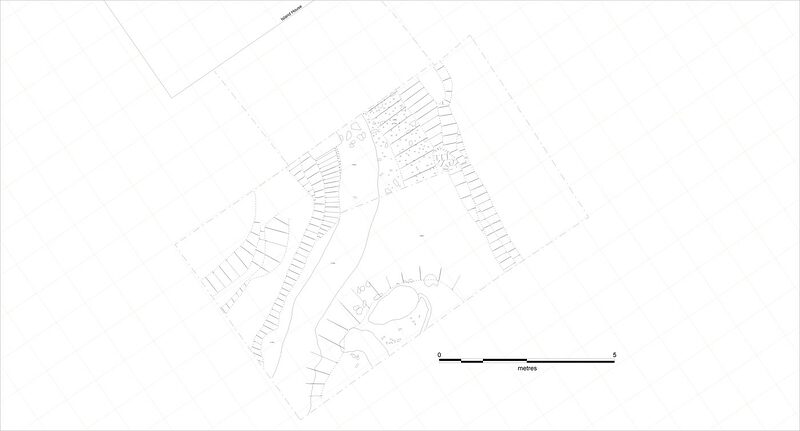 Trench 1 — Phases 1–8 — Island House, Laugharne.