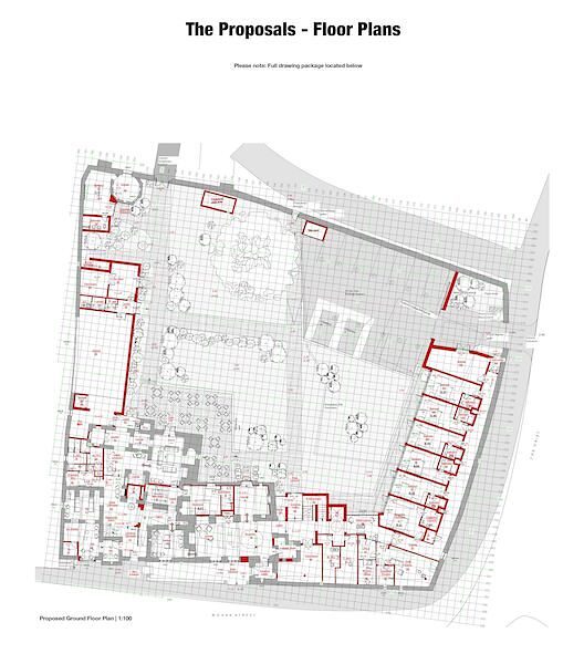 Floor Plans — Island House, Laugharne.