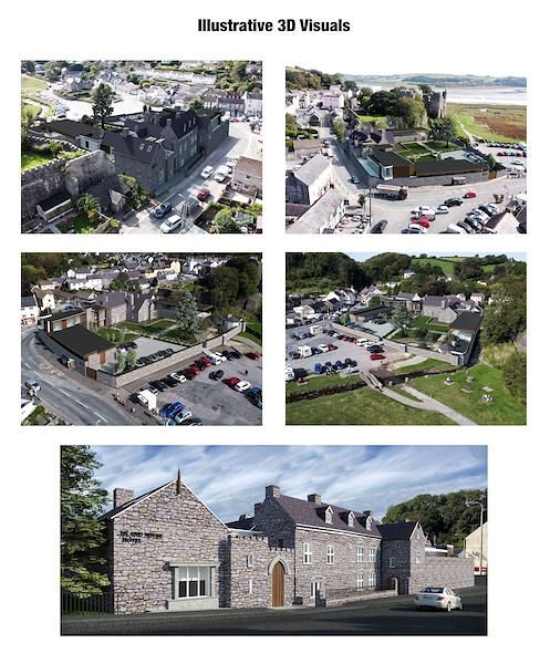 3D Visualisations — Island House, Laugharne.
